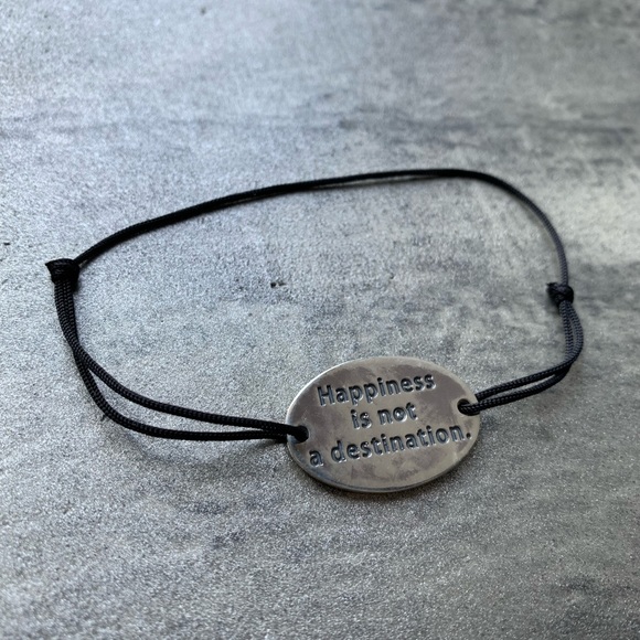 🔥Sterling silver🔥“Happiness is not...” - Picture 3 of 6